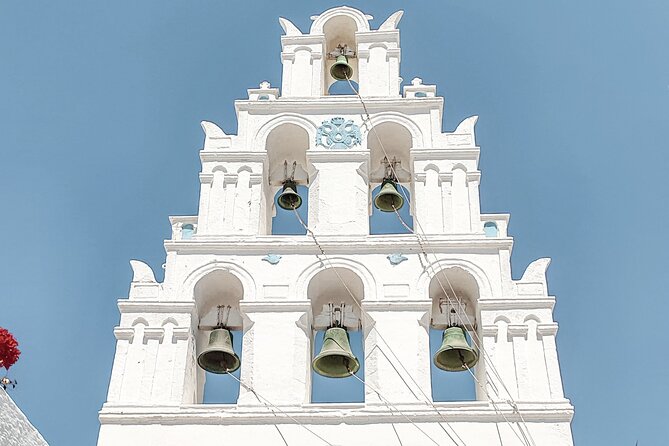 Santorini Private Sightseeing Guided Tour - Firostefani’s three bells view: short stop, strong payoff