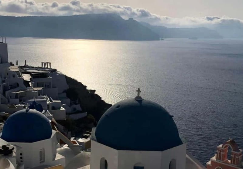 Santorini: Private Sightseeing Tour - Perissa Black Sand Beach break, when you can actually breathe
