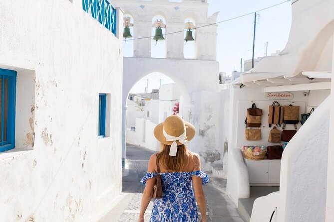 Santorini Private Tailor Made Island Tour with Wine Tasting - Perissa Black Sand Beach, plus an optional wine detour