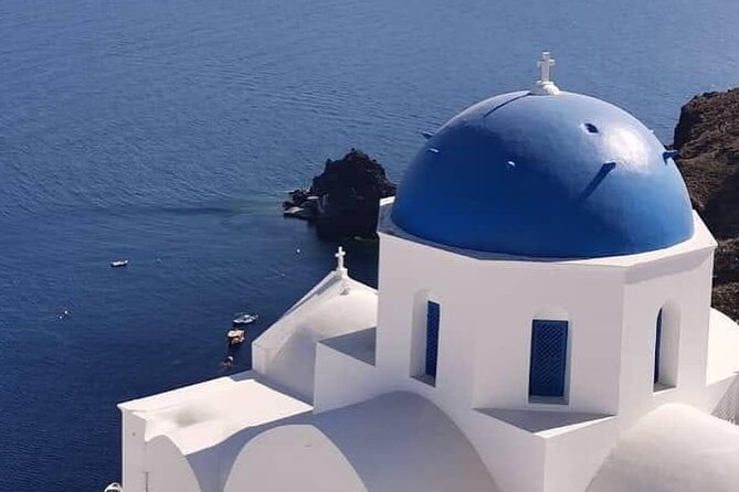 Santorini Private Tailor Made Island Tour with Wine Tasting - Megalochori’s village calm, then a Red Beach contrast