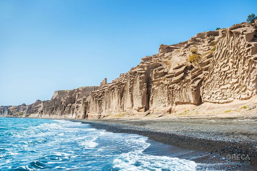 Santorini Private Tour - Beaches - villages & Cldera Views - Imerovígli and the Three Bells view area: the photo stop that feels like a movie scene