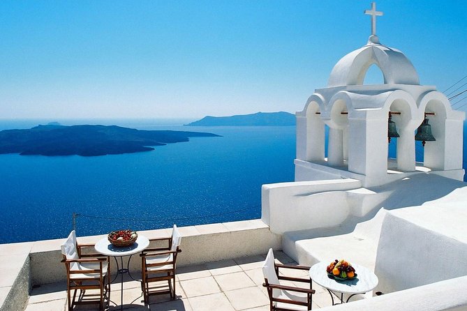 Santorini Private Tour Popular Destinations - Firostefani and the Blue-Domed Church Area (Mama Thira Tavern Stop)
