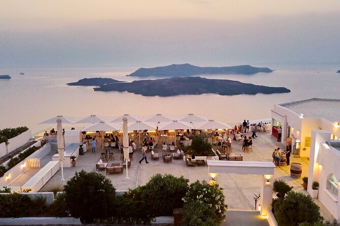Santorini Private Tour with Sunset Wine Tasting at Santo Wines - Prophet Elias monastery at the highest point: wide views for photos and perspective