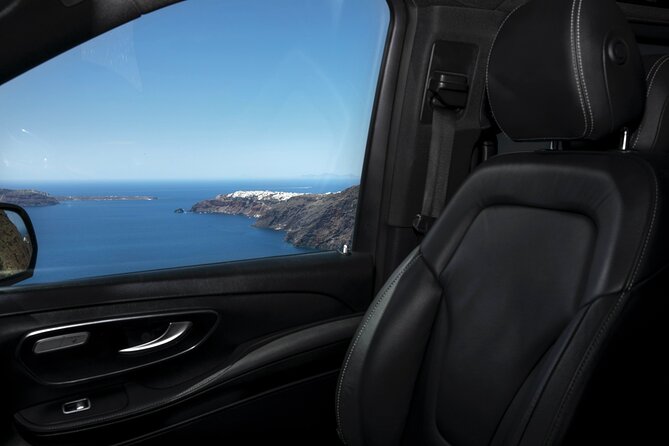 Santorini Private Transfer - Port Pick-Up at Athinios: Finding the Black Mercedes V-Class Outside the Terminal