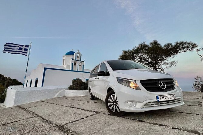 Santorini: Private Transfers To / From The Port Athinios - Pickup in Fira: Luggage Help and Getting Matched to Your Driver