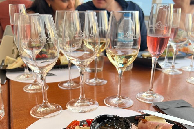 Santorini Private Wine Tasting Tour: Up to 4 Wineries & Lunch - Gaia Winery by the Sea: Four Glasses and Reds From Nemea