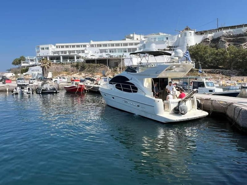 Santorini: Private Yacht Experience of Timeless Elegance - Value check: $1,602 per group up to 4, and what you get for it