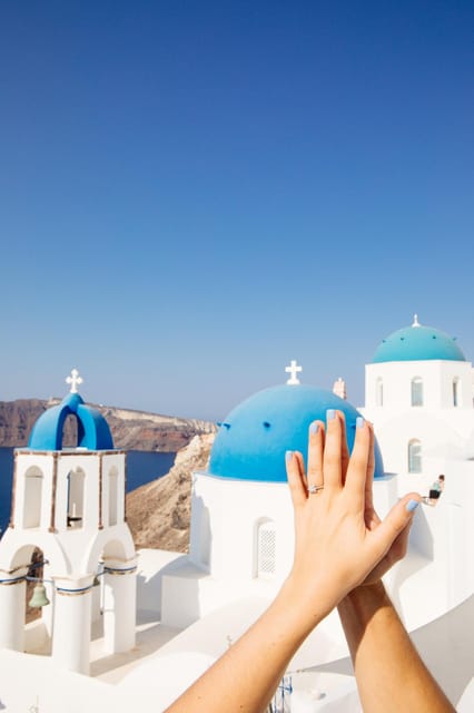 Santorini Proposal: A Luxury Photoshoot for Your Yes! Moment - Price and Value: $553 Per Group for Up to Two