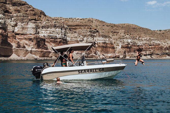 Santorini Rent a Boat Without License - What’s Included On Board, and Why It Matters