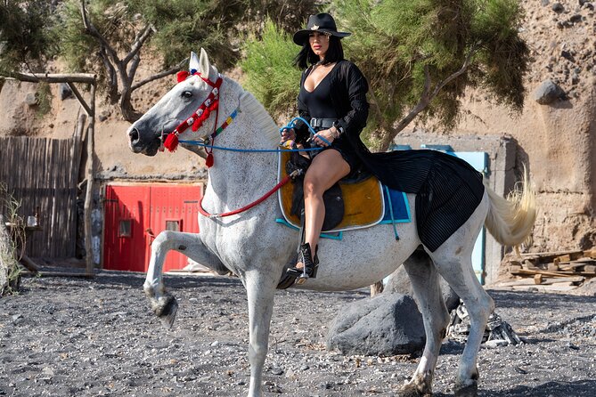 Santorini: Ride a Donkey or a Horse through Volcanic landscapes - Views from higher ground: the story payoff