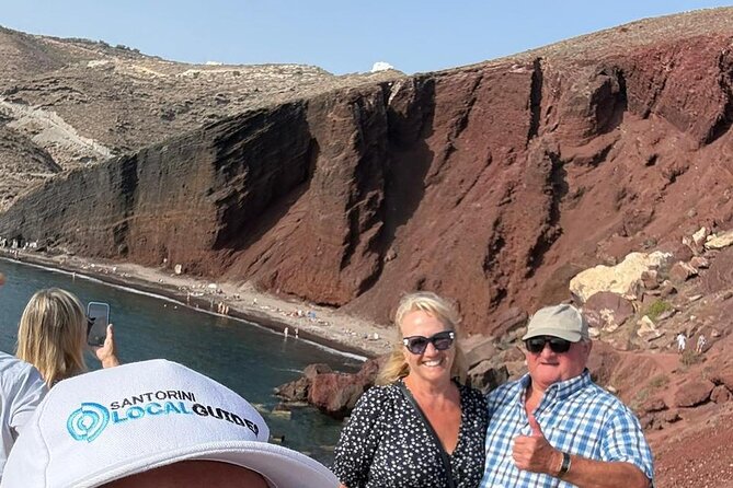 Santorini's History and Archaeology Tour All included - Pyrgos Kallistis streets and the old castle ruins above the village