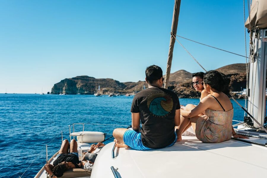 Santorini: Sailing Catamaran Cruise with BBQ and Drinks - Snorkeling Gear, Towels, and the Safety Extras That Reduce Hassle