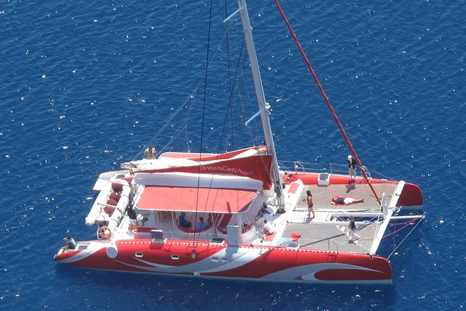 Santorini Sailing Dream Catcher with BBQ Lunch and Drinks - BBQ lunch, Greek wine, and unlimited drinks: is it actually good value?