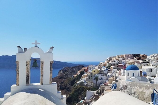 Santorini Shore Excursion & Private Customizable Tour - Pickup and orientation, then straight to the Three Bells