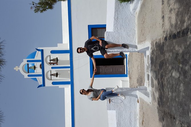 Santorini Sightseeing Private & Custom Made Tour - Profitis Ilias monastery: a big climb, a wide view, and monk-made tastes