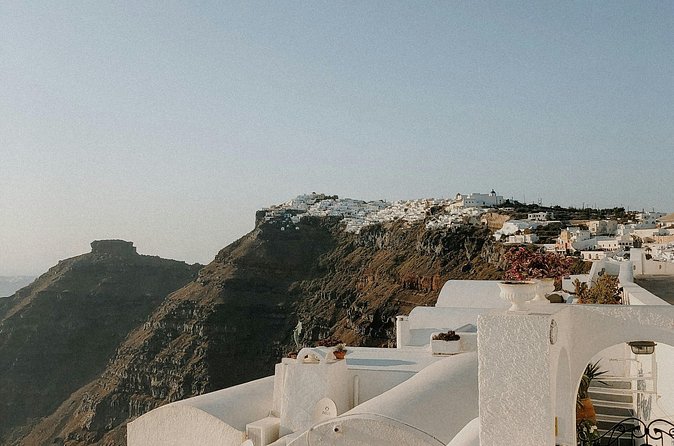 Santorini Small Group Explorer Oia and Fira Shore Excursion - Aegean Sea stop: a scenic pause you can actually enjoy