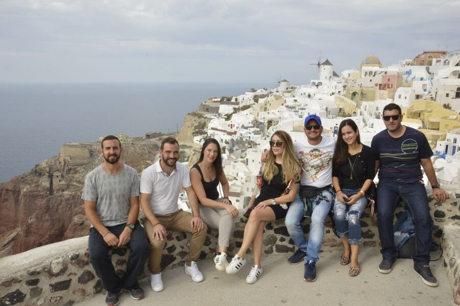 Santorini: Small-Group Highlights Tour of Venetian Castles - Firostefani photo stop for the Blue Dome and Rock of Skaros