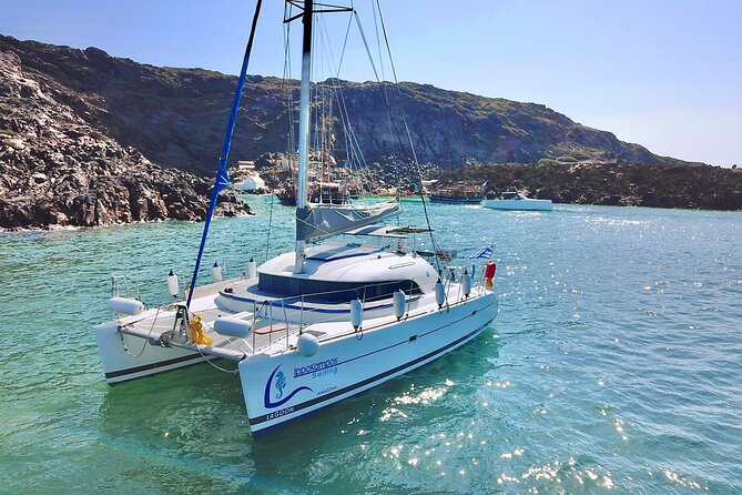 Santorini: Special Occasions Catamaran Cruise, All Inclusive - Stop-by-Stop Route: Red Beach, White Beach Photos, and the Volcanic Coast