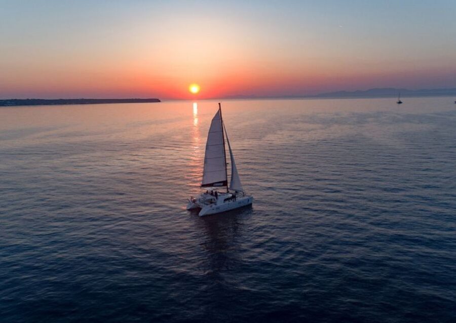 Santorini: Sunset Cruise with Swim Stops, Dinner, and Drinks - Vlychada Pickup and the Boat Vibe: Where the Day Actually Starts