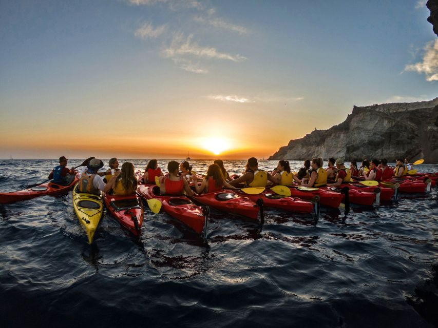 Santorini: Sunset Sea Kayak with Light Dinner - Quick hits before you go