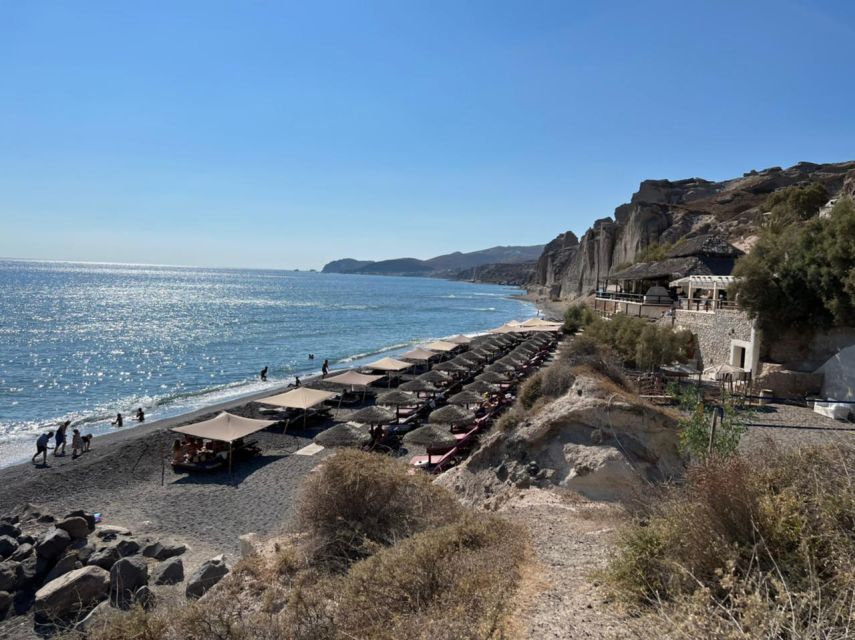 Santorini: Tailor-Made 6Hours Private Tour - Perissa Black Sand Beach: The Classic Contrast Stop