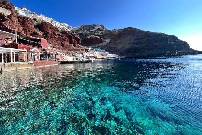 Santorini tailor made tour with the experts(NEW) - Perissa Black Sand and Beach Road Stops