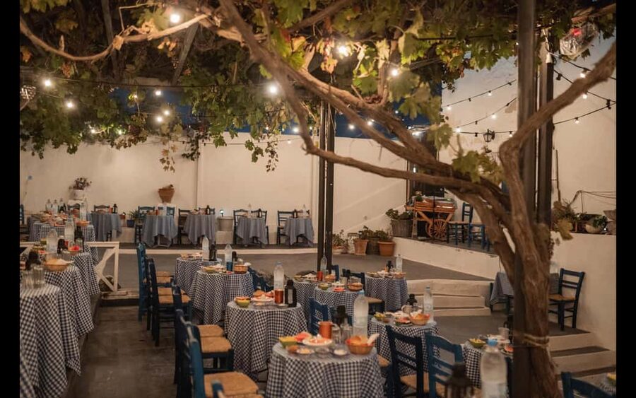 Santorini: The Greek Wedding Show - Your table and seat view: what the third-level top mezzanine means