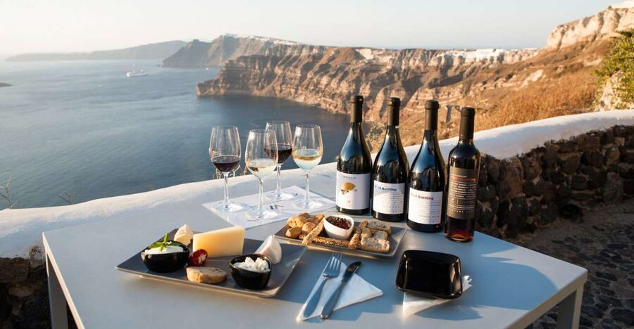 Santorini: Three Wineries and One Brewery Tour with Tastings - Why Santorini Wine Tastes Different Here