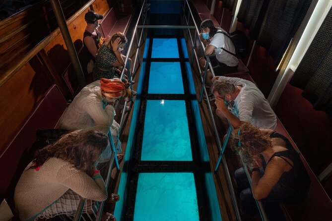 Santorini Tour of Caldera with Glass bottom Boat - Why this Caldera loop works so well for timed days