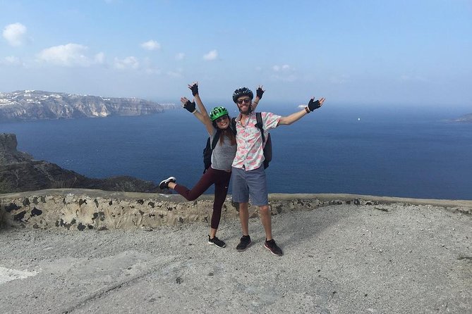 Santorini Tour on Electric Bikes & Scooters - Value at $125.82: transfers, tasting, and the small-group bonus