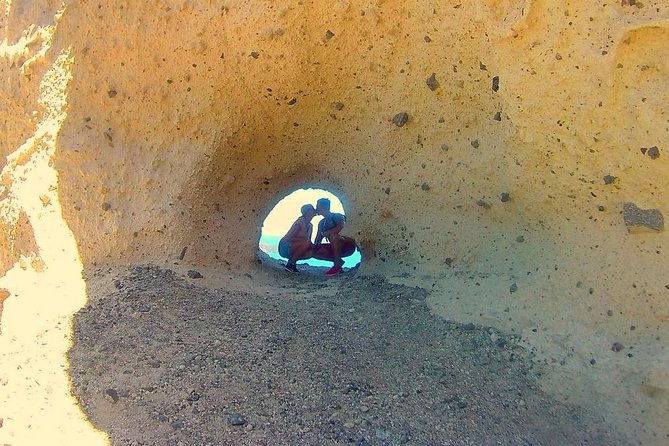 Santorini Tour on Electric Bikes & Scooters - Start at Perissa Black Beach, then ride the south-side loop