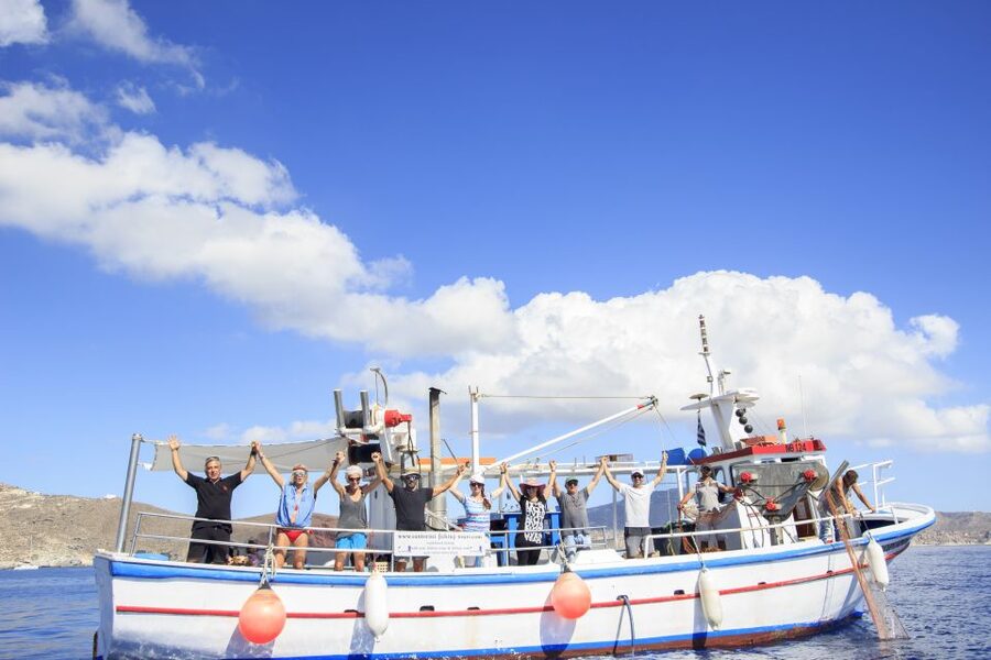Santorini: Traditional Fishing Trip and Fresh Fish Lunch - Fresh fish lunch cooked onboard, not delivered