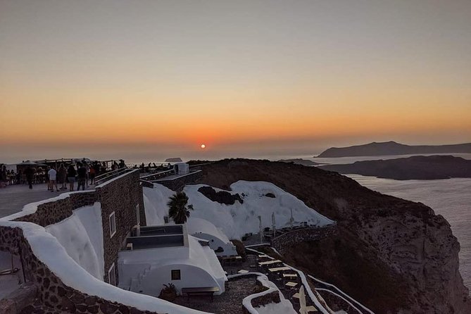 Santorini Unforgettable Experience Private Tour 6 - Hours - Perissa black sand beach: a real beach stop with food nearby
