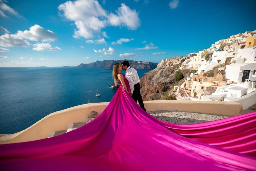Santorini: Unique Flying Dress Photoshoot Experience - Price and value: what $181 really buys you