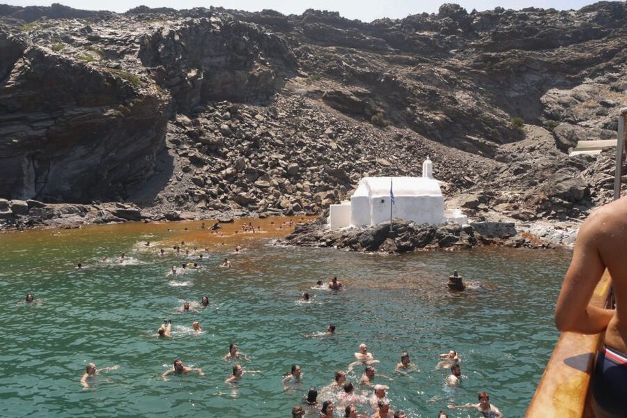 Santorini: Volcanic Sunset Cruise with Dinner - Why a Traditional Caique Makes the Sunset Feel Special