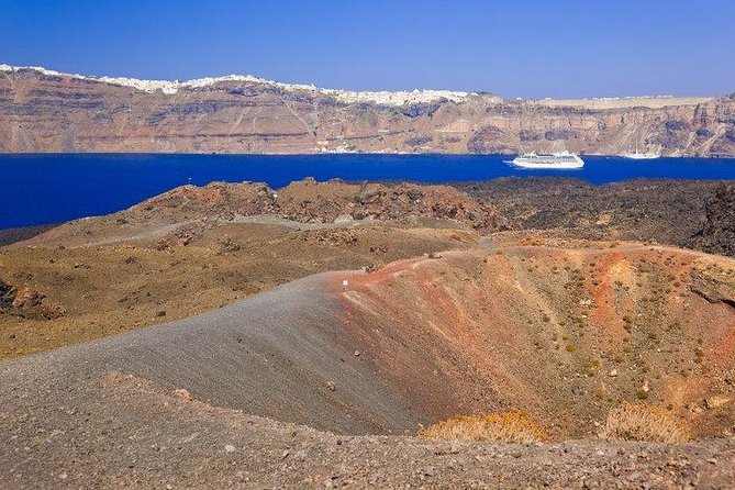 Santorini Volcano Cruise Including Hot Springs and Thirasia - Palea Kameni Hot Springs: 30 Minutes for Sulfur Water and Mud