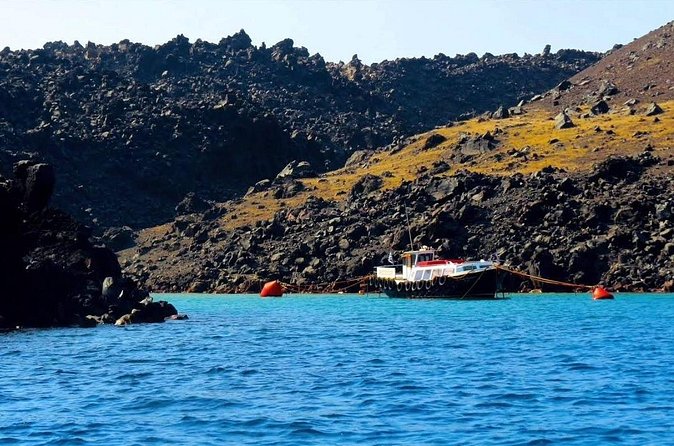 Santorini Volcano & Hot Springs Tour - Stop 1: Walking up to Santorini’s smoking craters