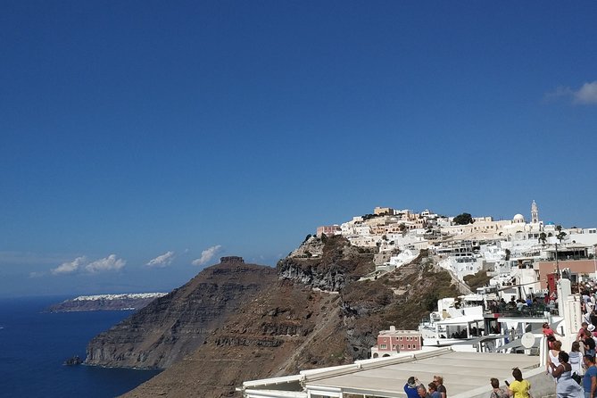 Santorini: Walking Tour of Fira - Donkey Roads at Karavolades Stairs