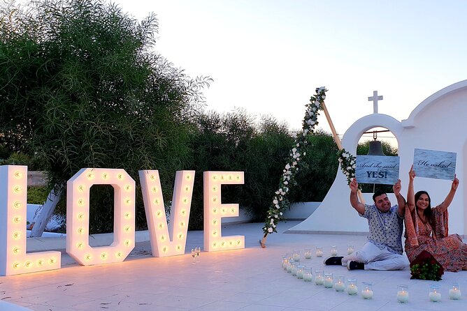 Santorini wedding propose - Price and value for two: what you are really buying
