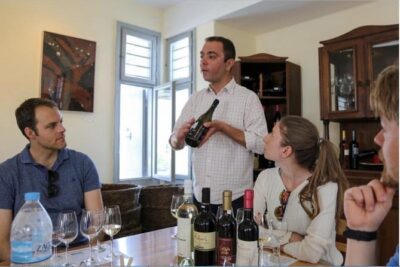 Santorini Wine Adventure with 12 Wine Tastings, Tapas and Sunset