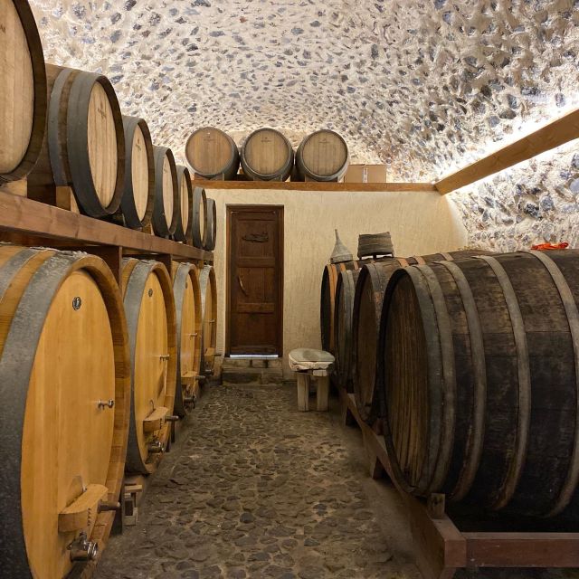 Santorini: Wine Tasting and Cave Settlement Tour - Winery Visit First, Then Taste: How the Day Stays Focused