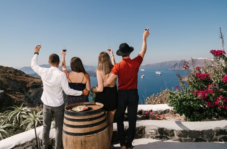 Santorini: Wine Tasting Tour to 3 Wineries with Transfer - Koutsoyannopoulos Wine Museum: A Cave Visit That Adds Texture