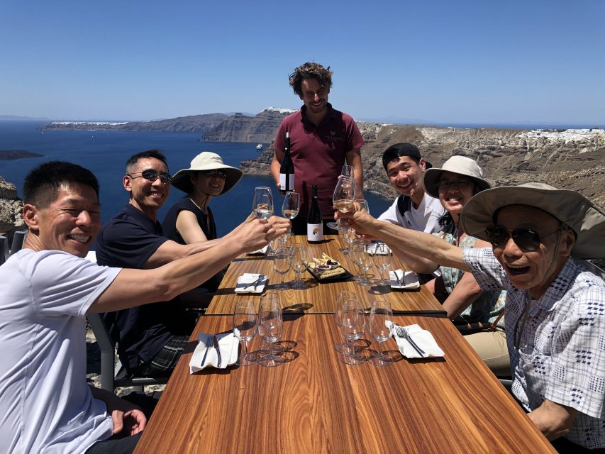Santorini: Wine Tasting Tour with 12 Tastings and Snacks - The second winery stop: Argyros reference and Artemis Karamolegos cellars