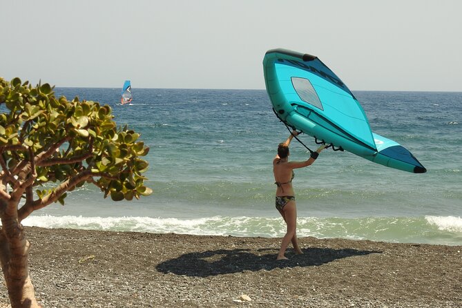 Santorini Wing Foil Surf Lesson for Beginners - Wingfoiling Basics in Two Hours: what the lesson actually teaches