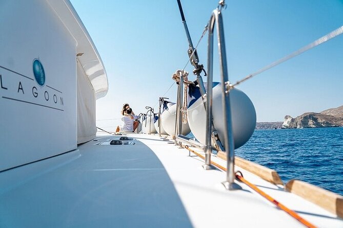 Semi Private Santorini Catamaran Tour - Semi-private in real life: what crowding can feel like