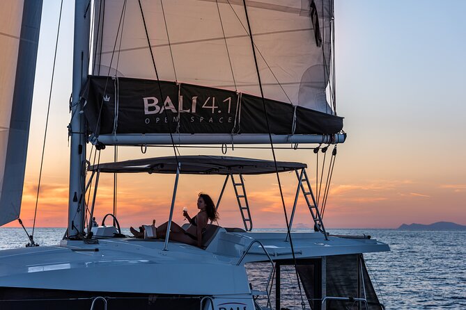 Shared Catamaran Half Day Cruise in Santorini - Red Beach: the classic color hit, even with only a short visit