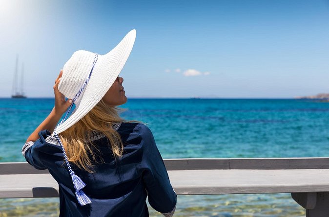 Shared Catamaran Romantic Sunset Cruise from Santorini via Volcano - Oia at sunset: how the cruise finishes the story