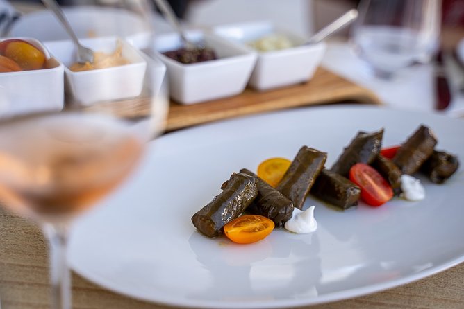Small-Group Greek Food and Wine Tasting Tour in Santorini - The Meze Dinner: What’s Included, What You’ll Taste, and How It Flows