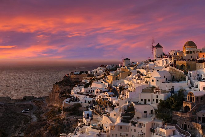 Sunset In Oia & Traditional Villages Bus Tour - Timing and pick-up details you should plan around
