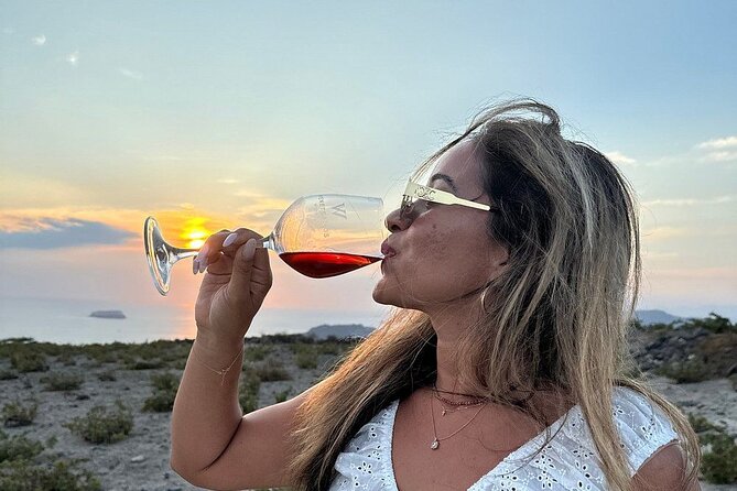 Sunset Santorini Wine Best views 2 Wineries and Tapas - Key highlights you will feel right away